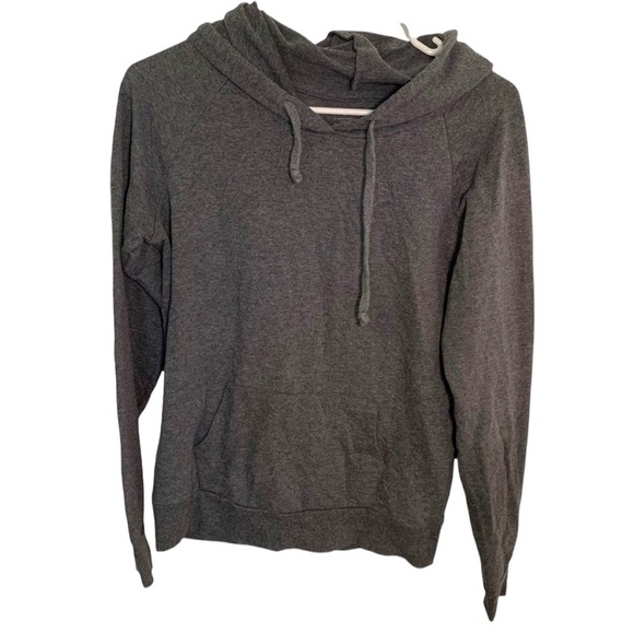 PRO MO Hooded Sweatshirt Hoodie Solid Gray - Picture 1 of 7